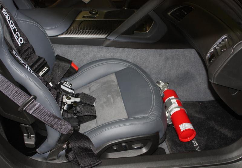 Brey Krause R-2171 Fire Extinguisher Mount - Chevrolet Corvette (C7) - FastLap Supply