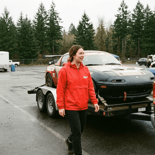 FastLap Supply - Embroidered Champion Packable Jacket - FastLap Supply