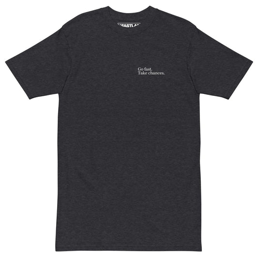 FastLap Supply Go Fast. Take Chances. - premium heavyweight T-Shirt - FastLap Supply