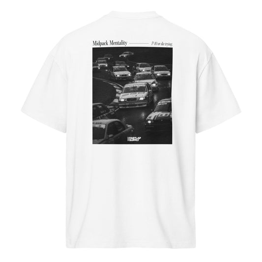 FastLap Supply Midpack in the Rain - Boxy T-Shirt - FastLap Supply