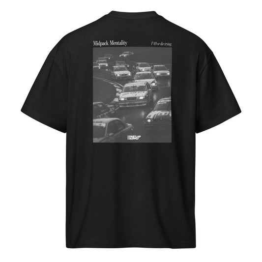 FastLap Supply Midpack in the Rain - boxy tee - FastLap Supply