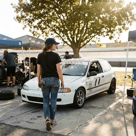 Go Fast. Take Chances. - Corduroy Throwback Hat - FastLap Supply