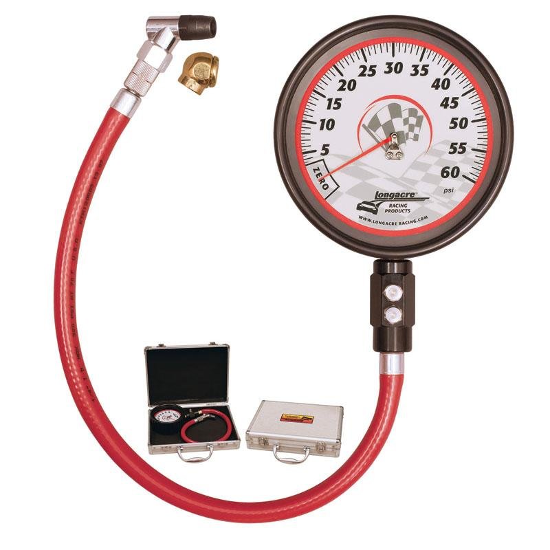 Longacre Pro Precision Tire Gauge - 0-60 PSI - FastLap Supply