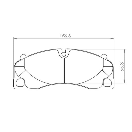 PFC Porsche 991/992 GT3 / Cayman GT4 Front Brake Pads - 11 Compound - 7721.11.17.44 - FastLap Supply