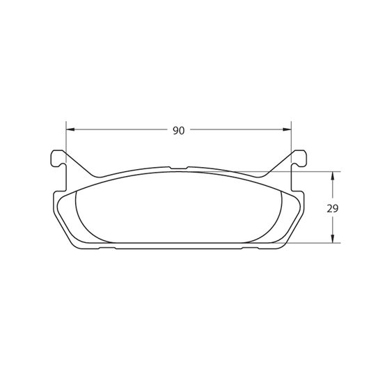 PFC Spec Miata (NA 1.6L) Rear Brake Pads - 97 Compound - 0458.97.13.44 - FastLap Supply