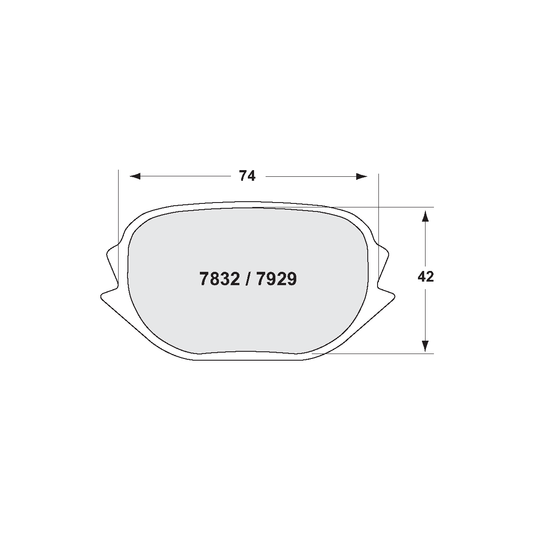 PFC ZR29 Caliper Brake Pads - 13-Compound - 7832.13.14.44 - FastLap Supply