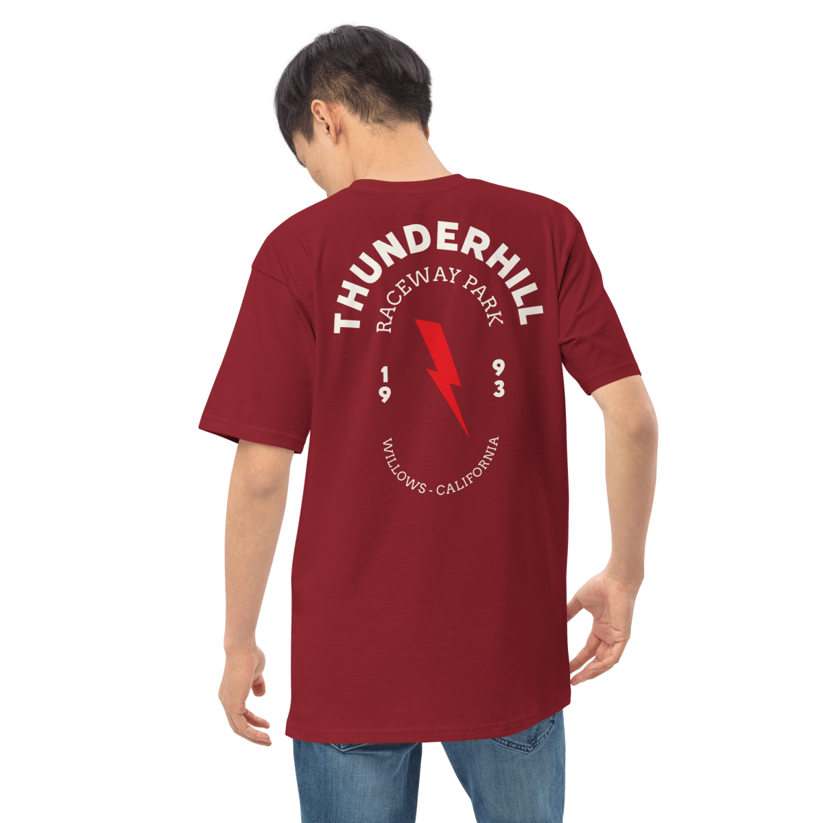 Thunderhill Bolt-Oval Men’s premium heavyweight tee - FastLap Supply