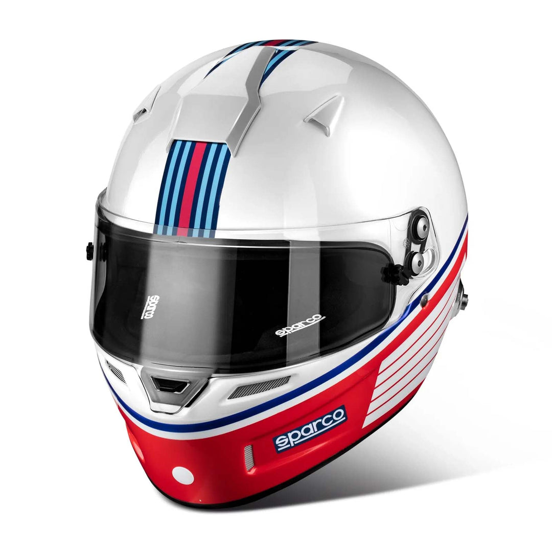 Sparco Martini Stripes RF-5W Racing Helmet - SA2020