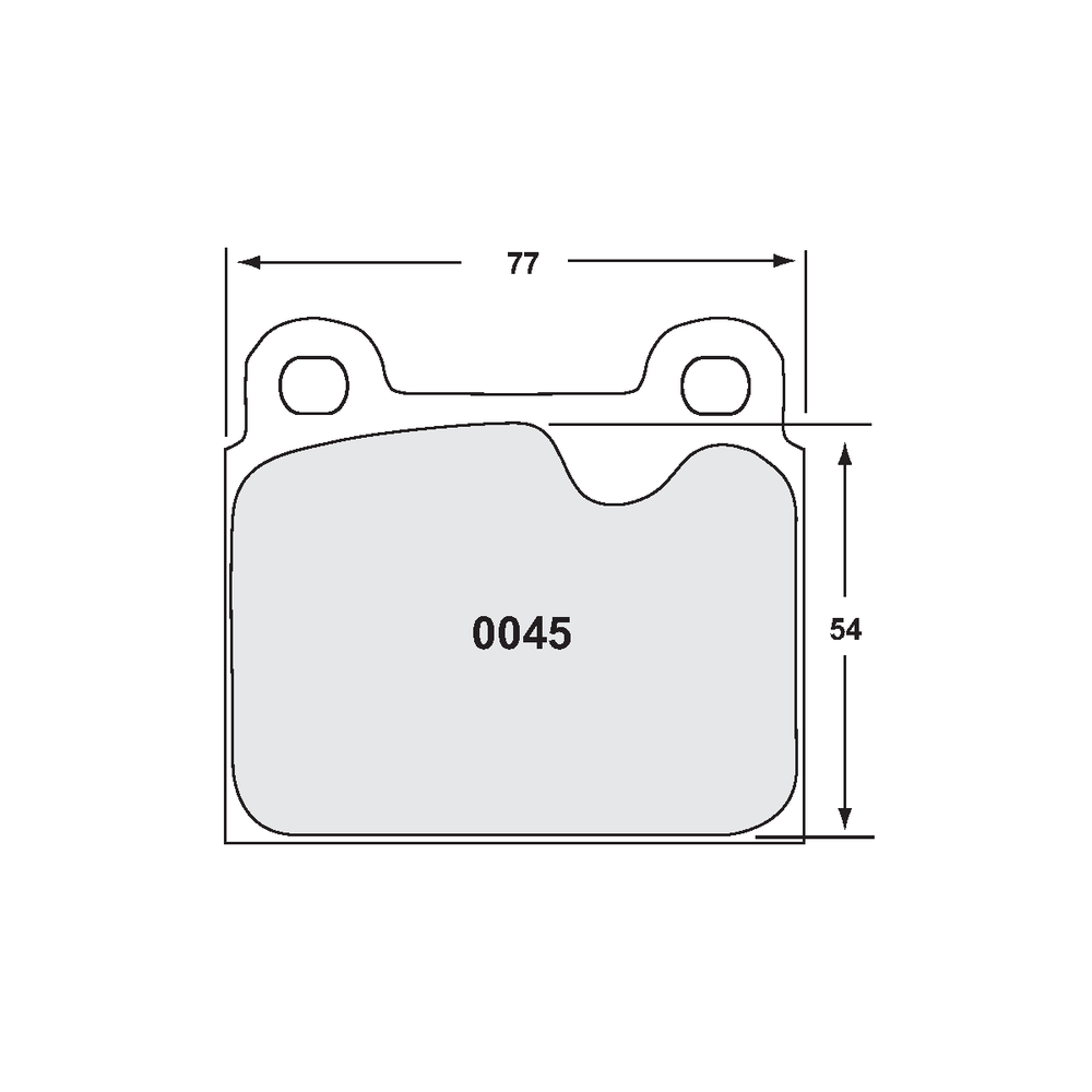 PFC Classic Porsche 911 1978-83 Front Brake Pads - 11 Compound - 0045.11.15.44