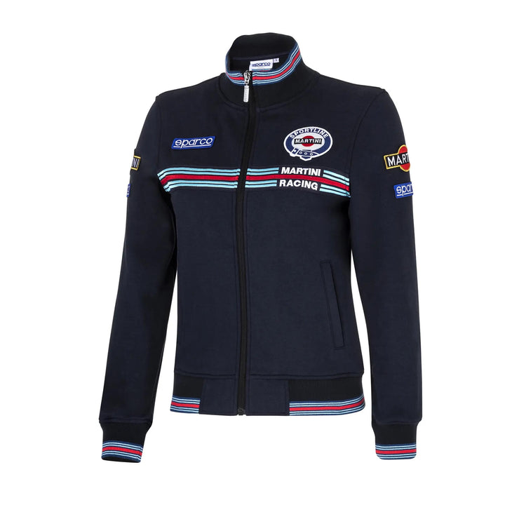 Sparco Martini Ladies Full Zip Sweatshirt