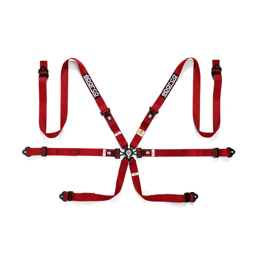 Sparco Comp H-2 Endurance Aluminum Racing Harness - FIA 8853-2016