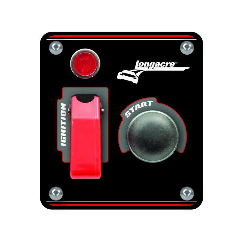 Longacre Flip-Up Ignition Switch Panel With Pilot Light