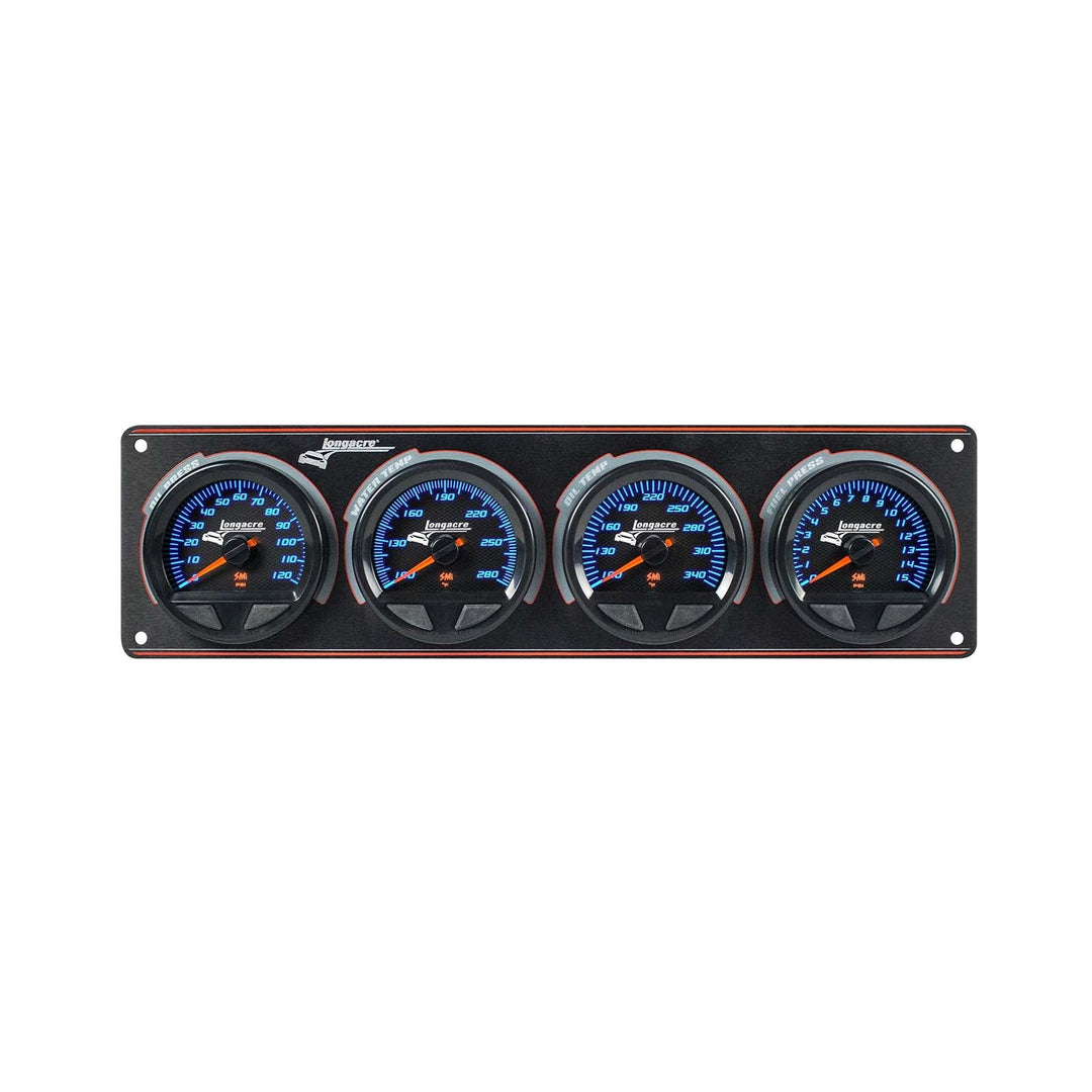 Longacre SMi Elite Waterproof 4 Gauge Panel - OP/WT/OT/FP
