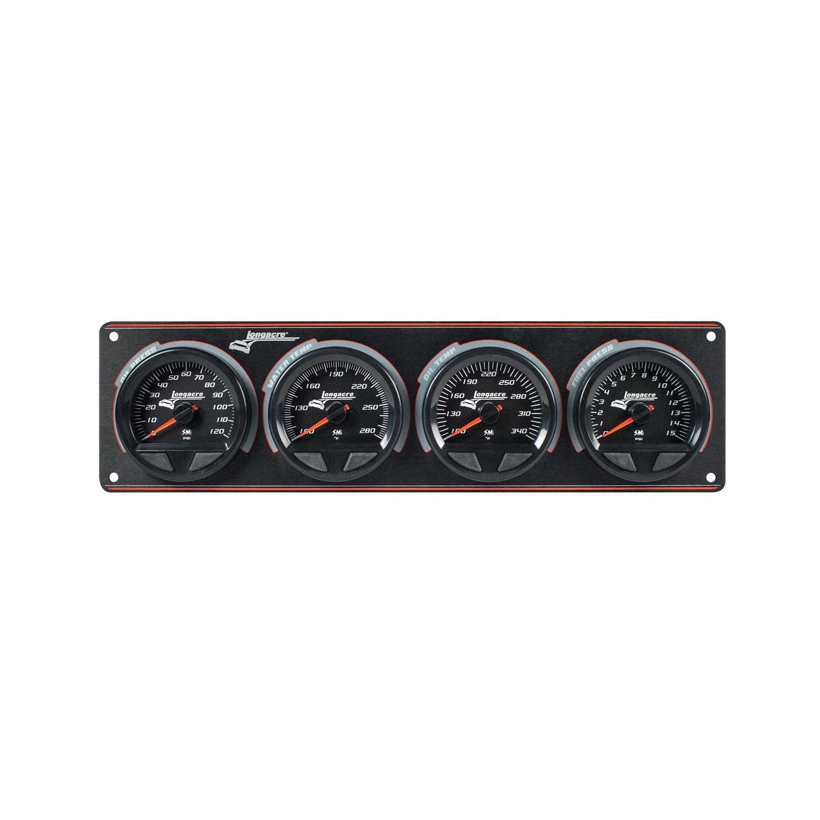 Longacre SMi Elite Waterproof 4 Gauge Panel - OP/WT/OT/FP