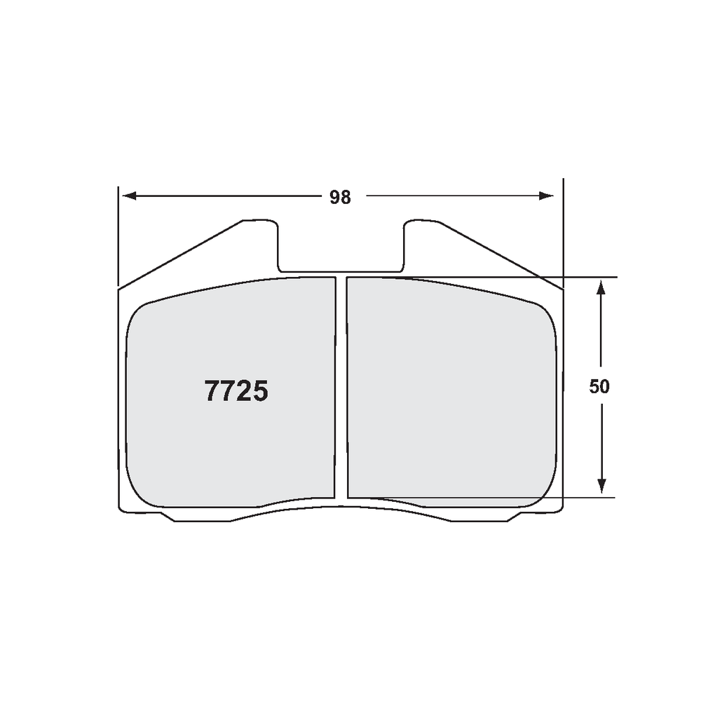 PFC Porsche / Ferrari Front & Rear Brake Pads - 08 Compound - 7725.08.18.44 (0345-shape)