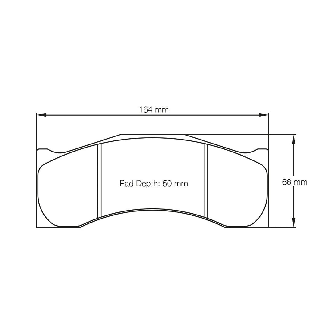 Pagid U-8044 Racing Pad - RST-1 Compound