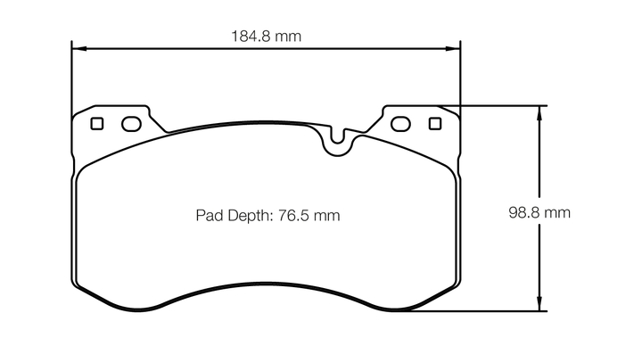 Pagid BMW G80 M3 / G82 M4 / G87 M2 Front Brake Pads - RS-29 Race Compound - U-8302