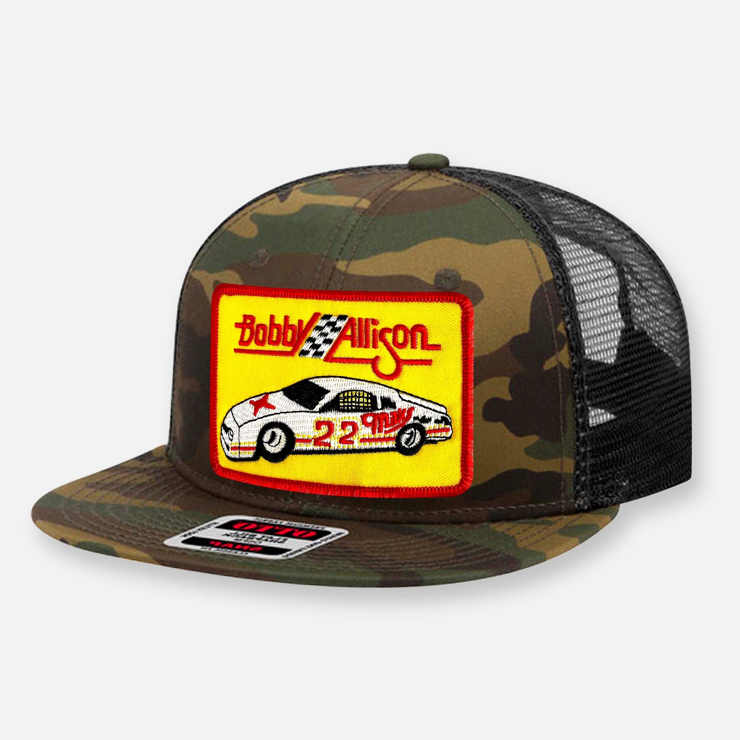 BOBBY ALLISON FLAT BILL PATCH HAT