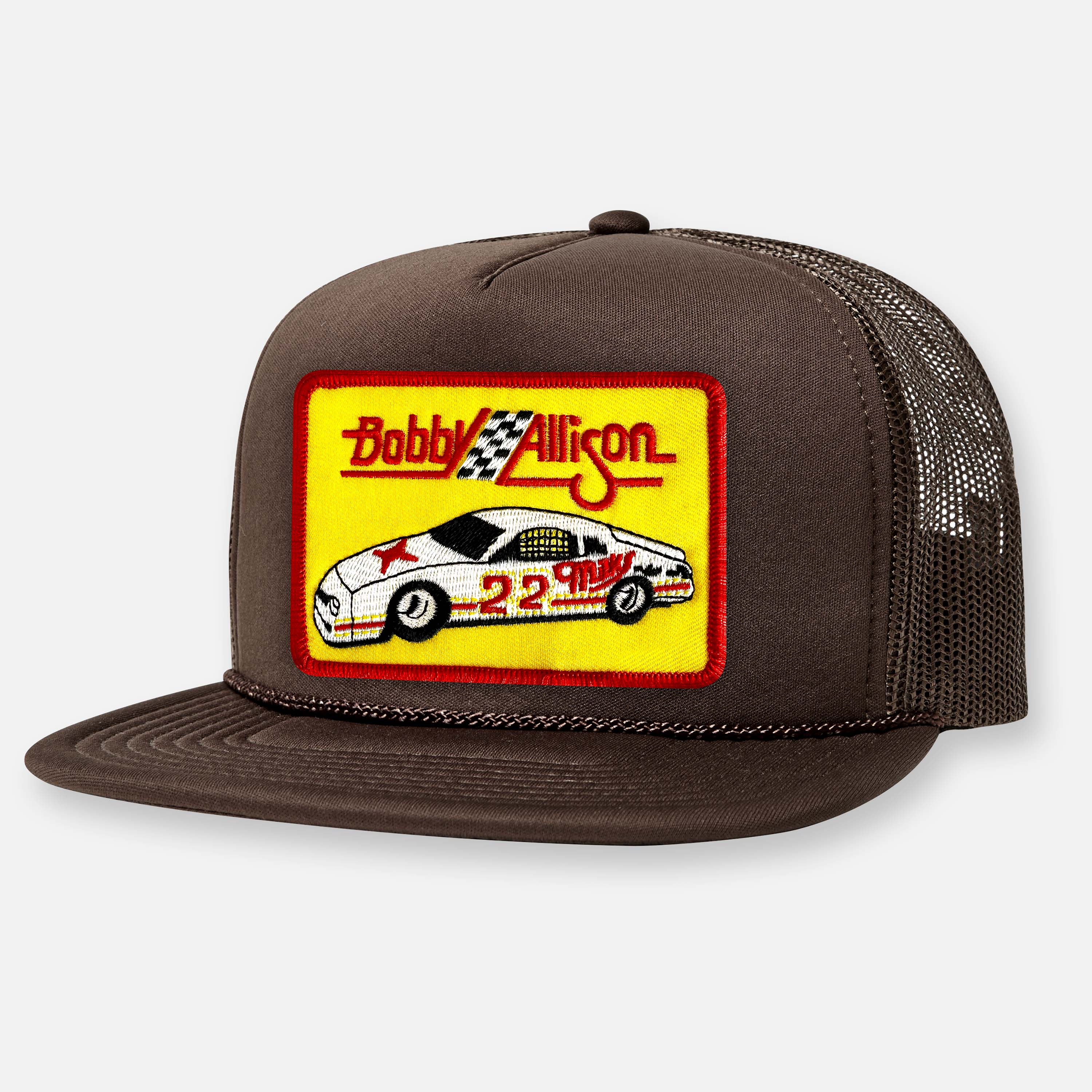 BOBBY ALLISON FLAT BILL PATCH HAT