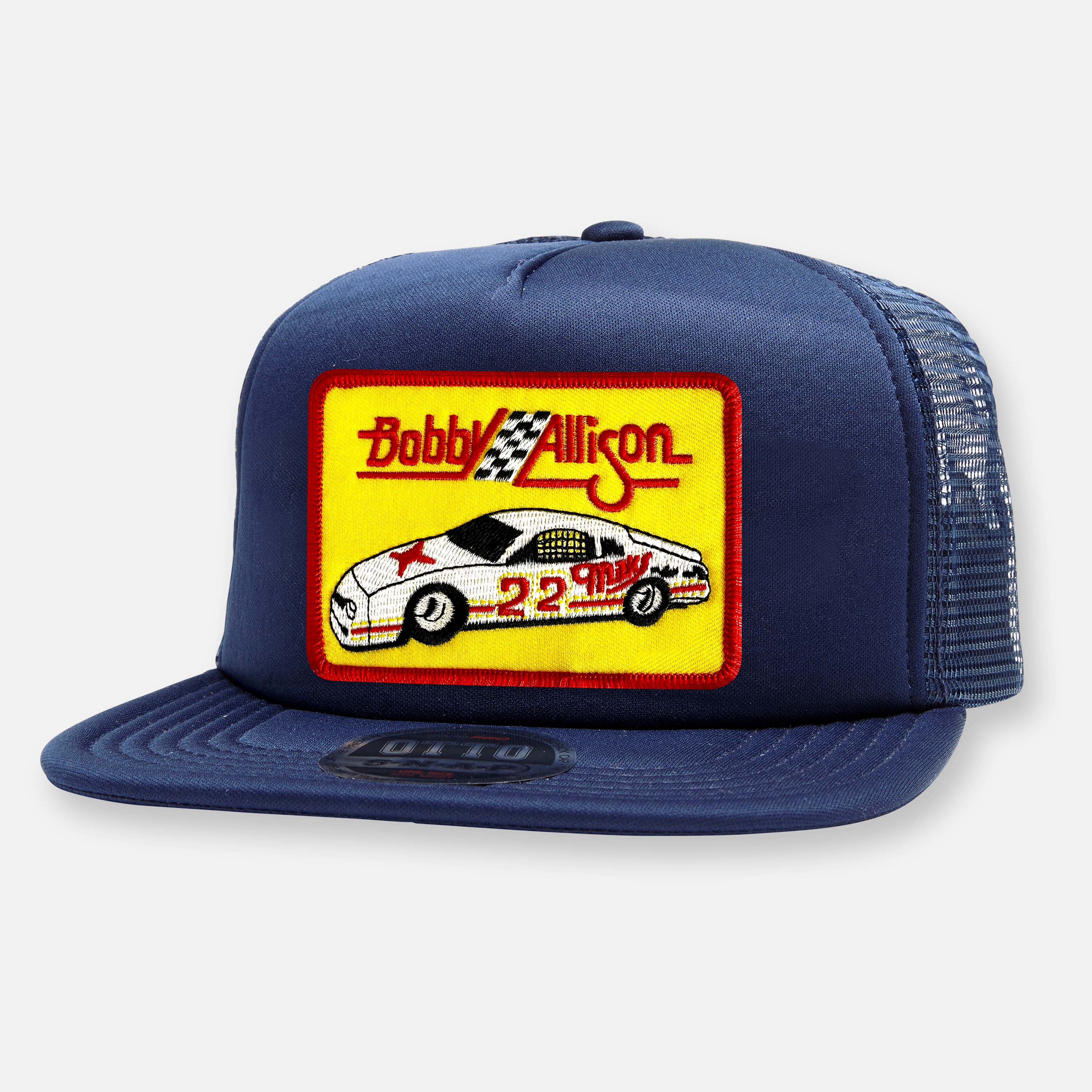 BOBBY ALLISON FLAT BILL PATCH HAT