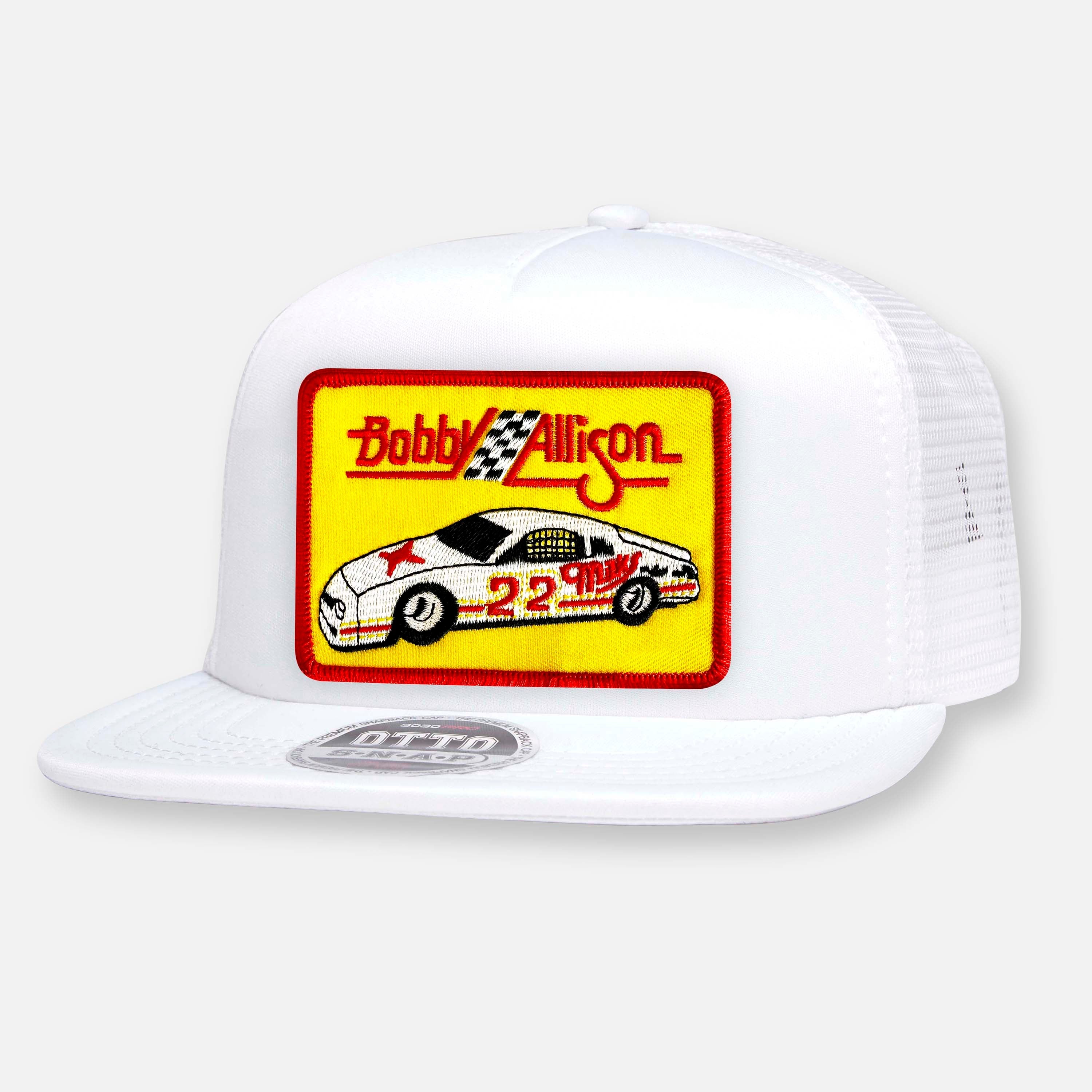 BOBBY ALLISON FLAT BILL PATCH HAT