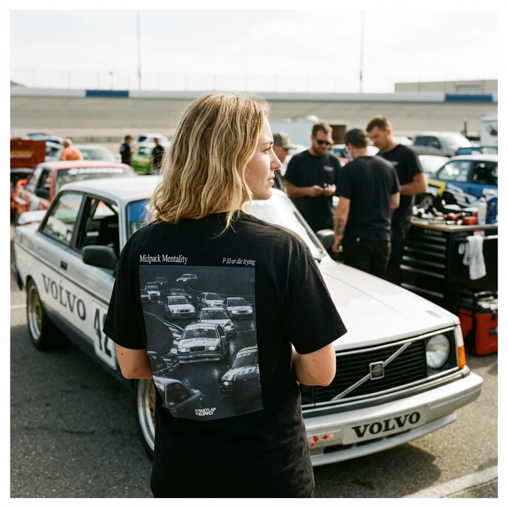 FastLap Supply Midpack in the Rain - Heavyweight T-Shirt