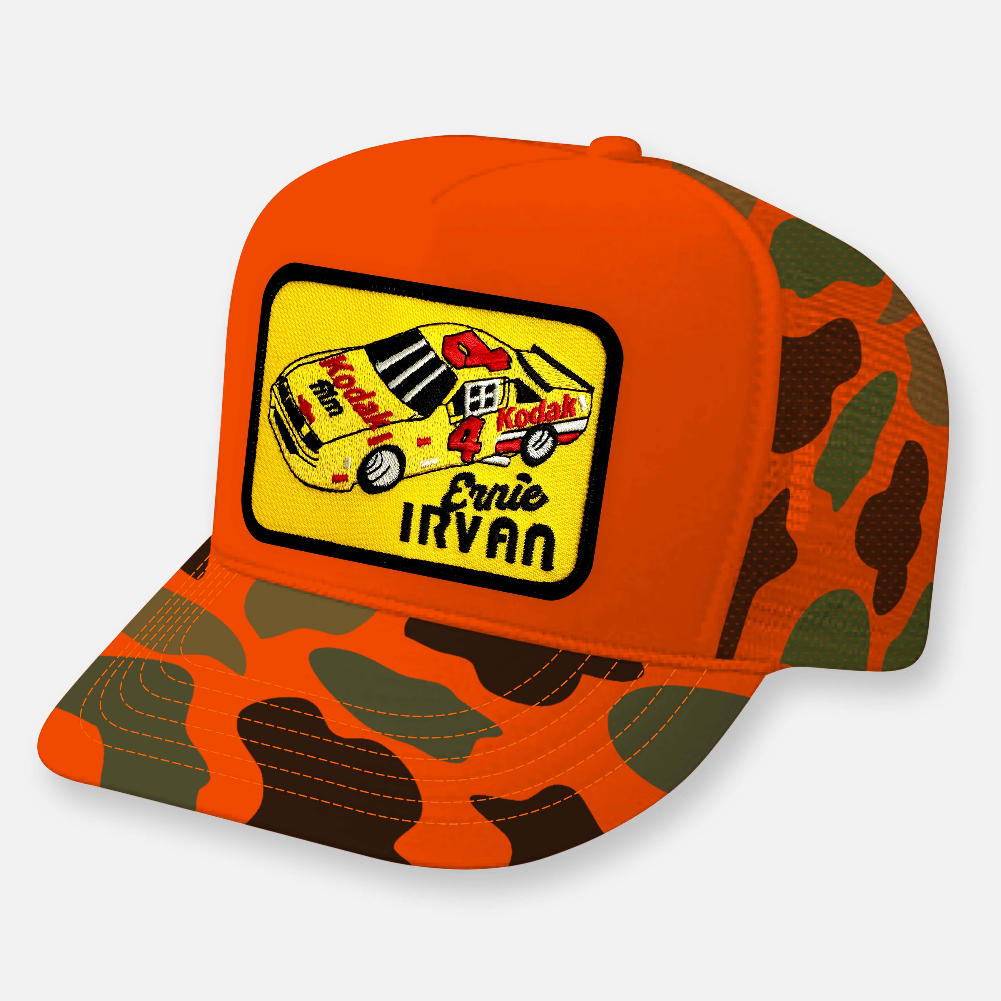 SWERVIN' IRVAN NASCAR TEAM PATCH HAT
