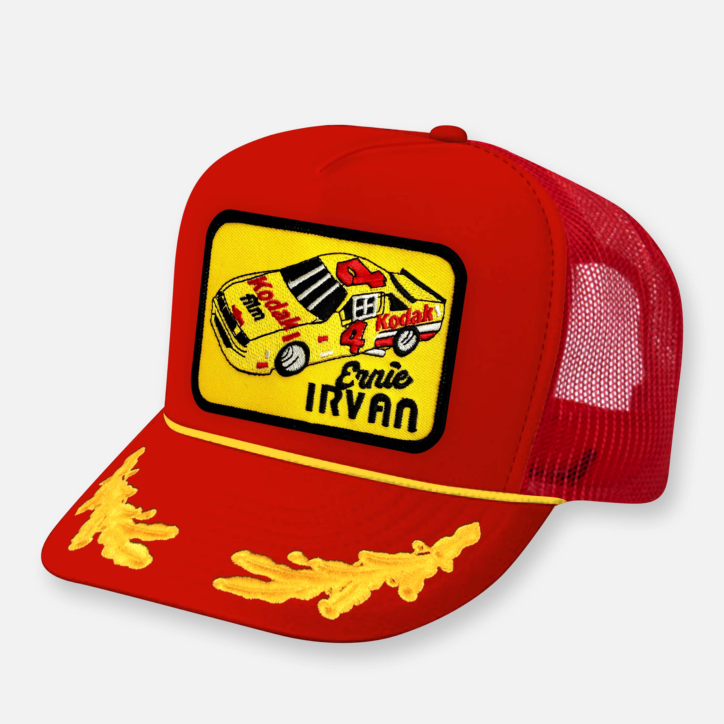 SWERVIN' IRVAN NASCAR TEAM PATCH HAT