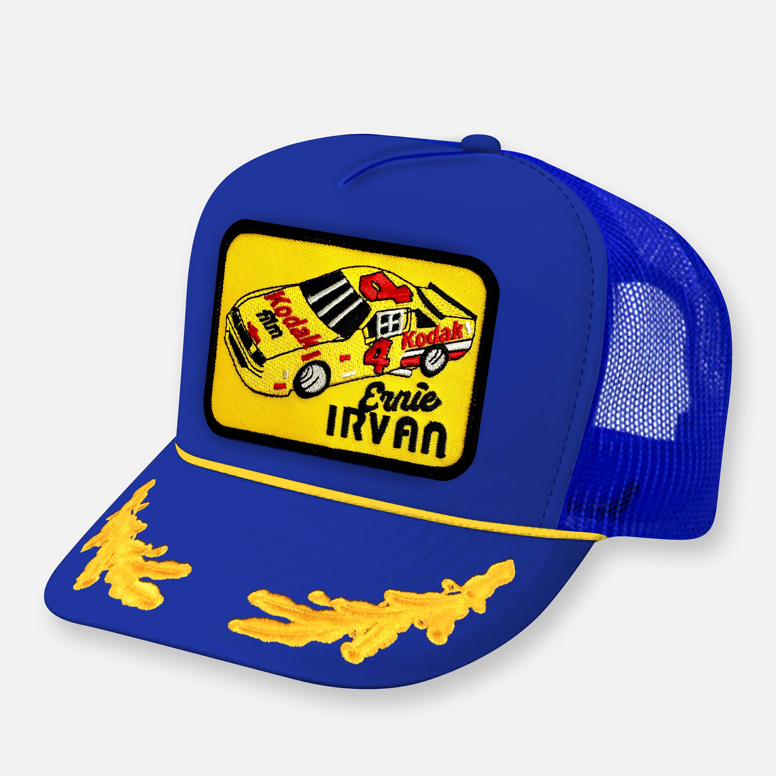 SWERVIN' IRVAN NASCAR TEAM PATCH HAT