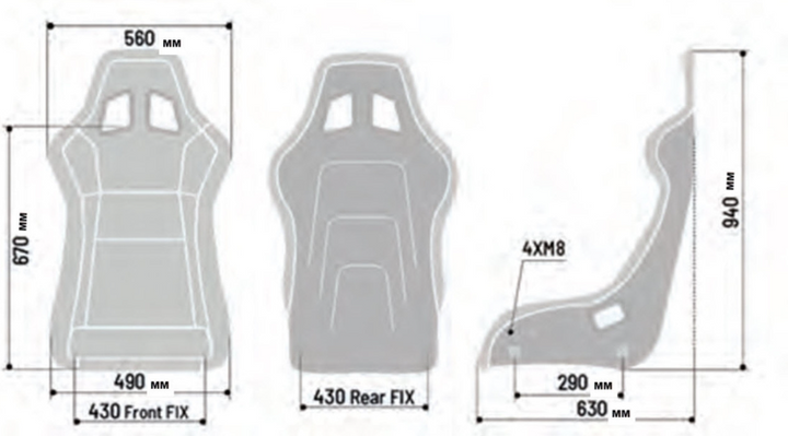 Sparco QRT-K X Kevlar Racing Seat