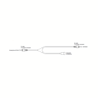AIM SmartyCam CAN Cable with External Microphone