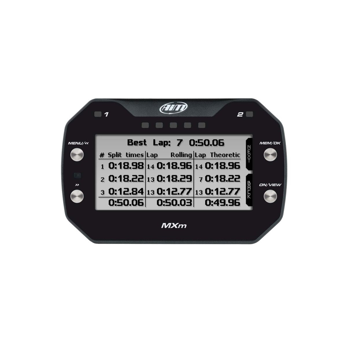 AIM MXm Compact Dash Data Logger - FastLap Supply