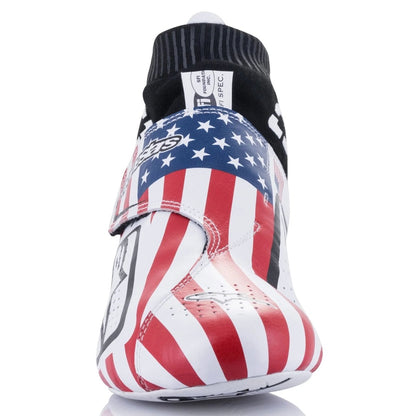 Alpinestars Supermono v2 Liberty Racing Shoes (Size: 12, White/Red/Blue) - FastLap Supply