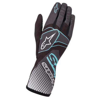 Alpinestars Tech-1 K Race v2 Karting Gloves - Carbon - FastLap Supply