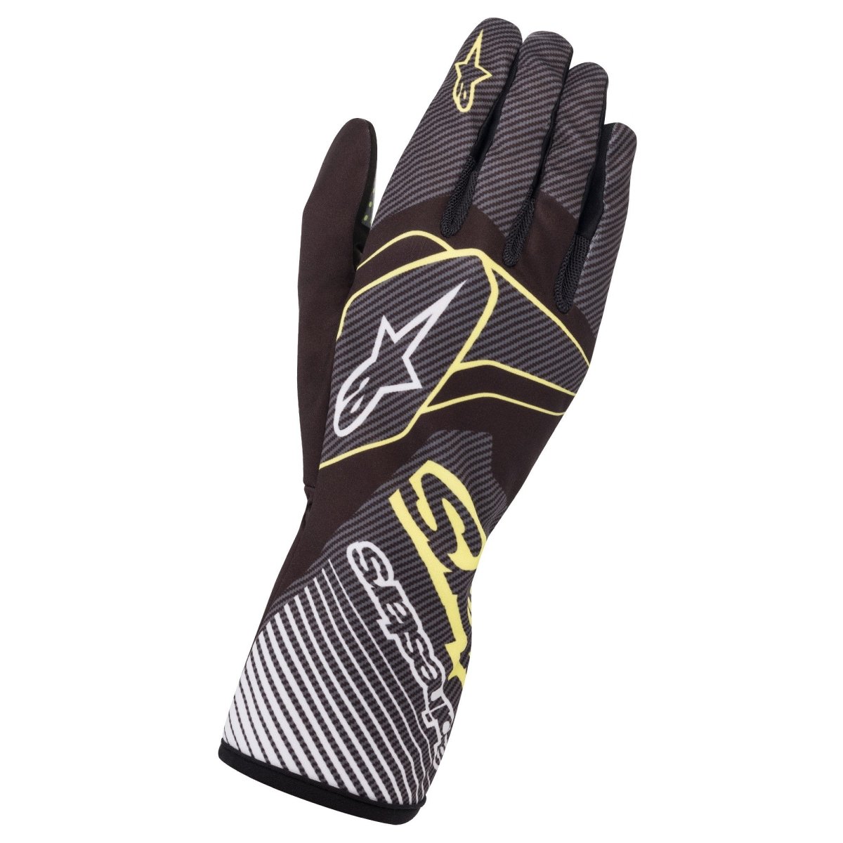 Alpinestars Tech-1 K Race v2 Karting Gloves - Carbon - FastLap Supply