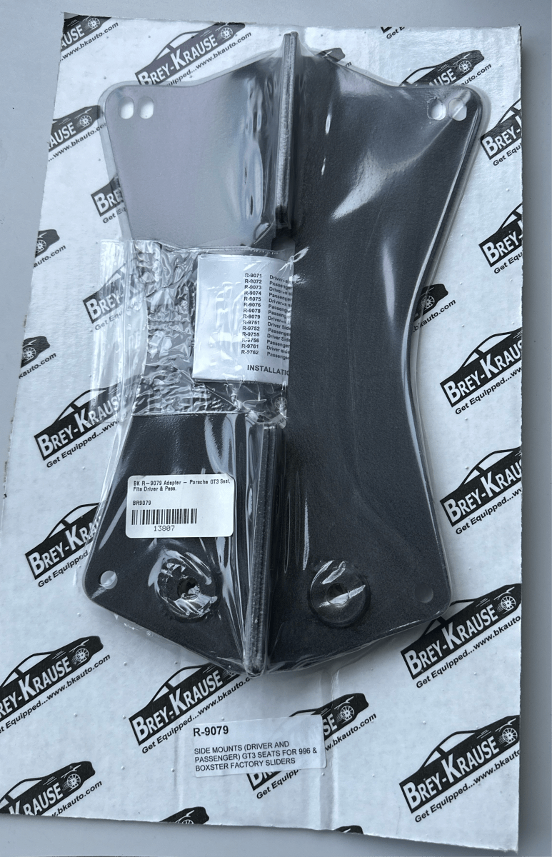 Brey Krause R-9079 Seat Side Mount Adapter - Porsche GT3 Seat - FastLap Supply