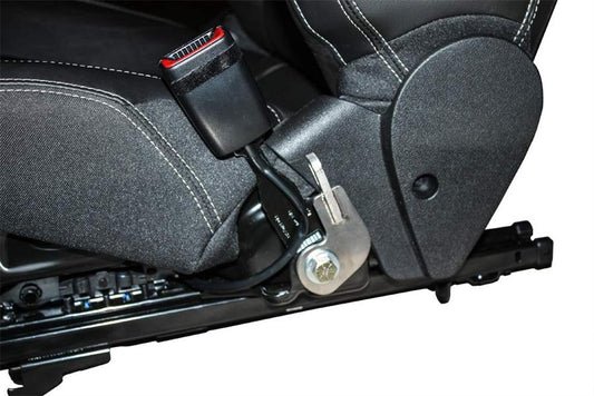 Brey Krause R-9150 Harness Mount - Tunnel-Side Lap Belt, Chevrolet Camaro 2007-15 - FastLap Supply