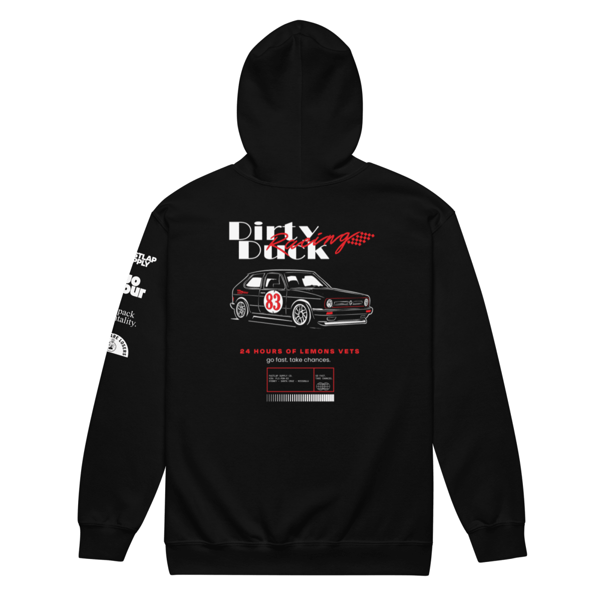 Dirty Duck Racing - Heavyweight Hoodie - FastLap Supply