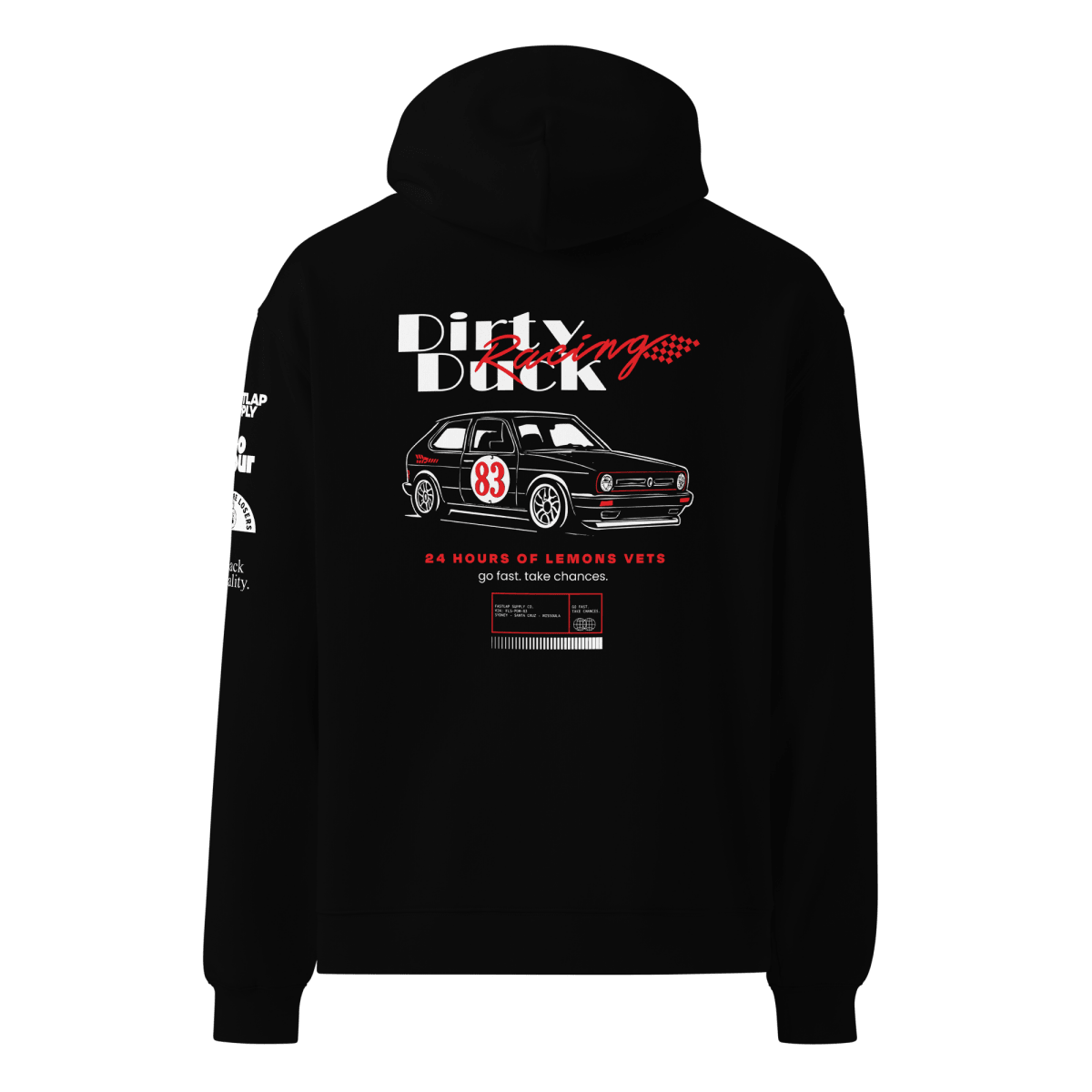 Dirty Duck Racing - Heavyweight Hoodie - FastLap Supply