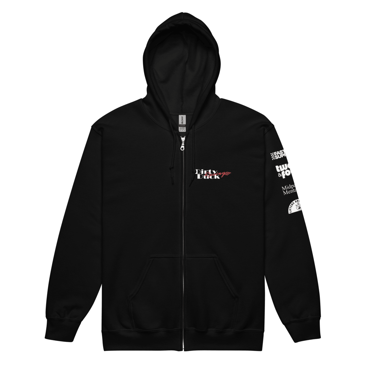 Dirty Duck Racing - Heavyweight Zip Hoodie - FastLap Supply