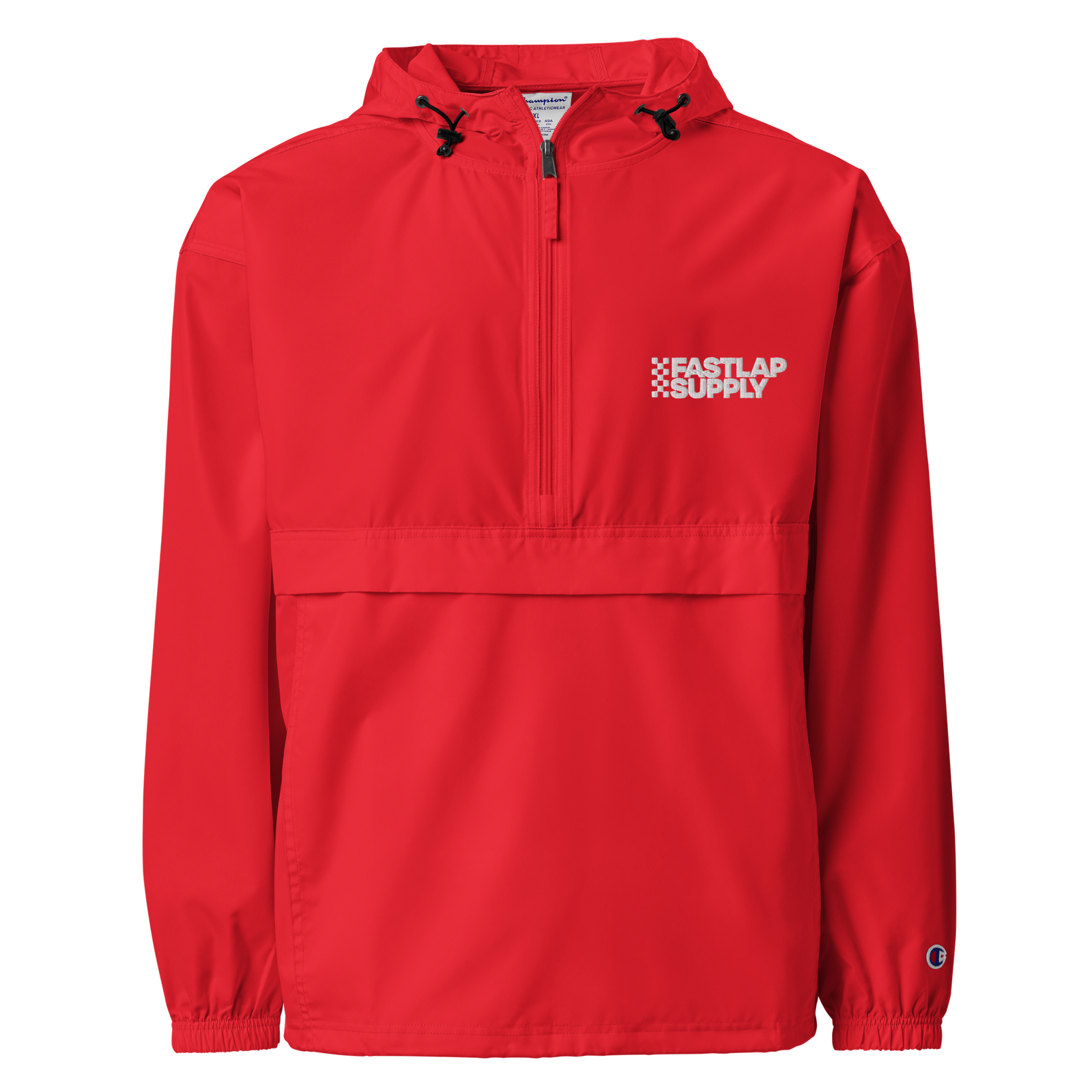 FastLap Supply - Embroidered Champion Packable Jacket