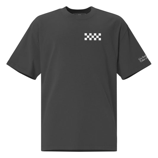 FastLap Supply Checkers or Wreckers - oversized faded t-shirt - FastLap Supply