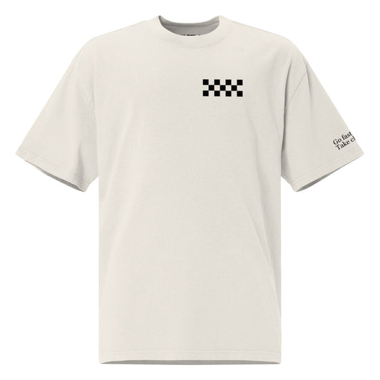 FastLap Supply Checkers or Wreckers - oversized faded t-shirt - FastLap Supply