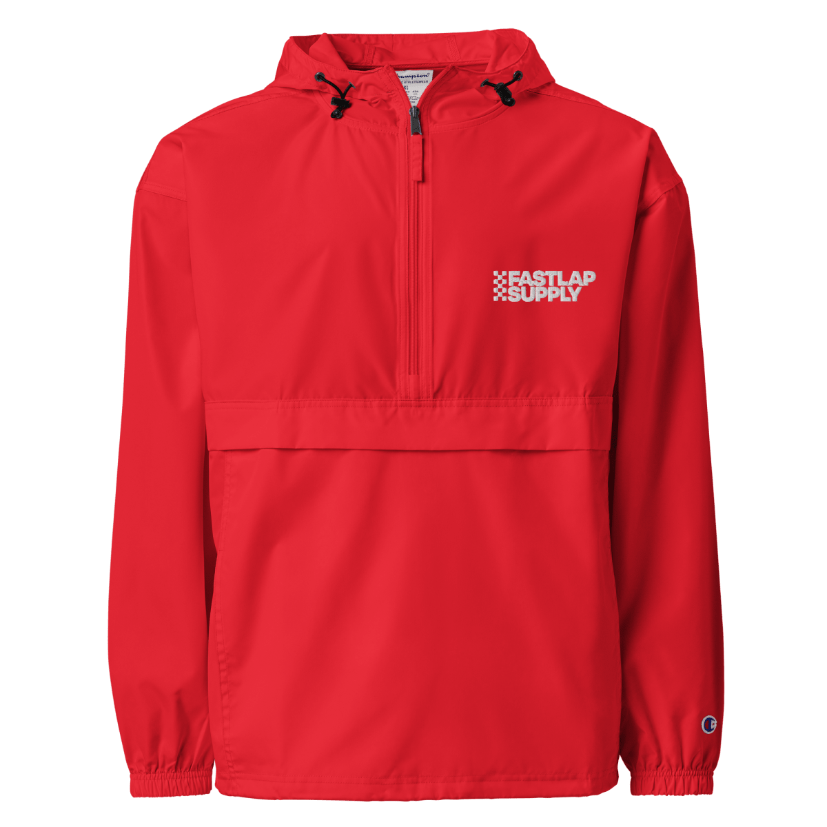 FastLap Supply - Embroidered Champion Packable Jacket - FastLap Supply