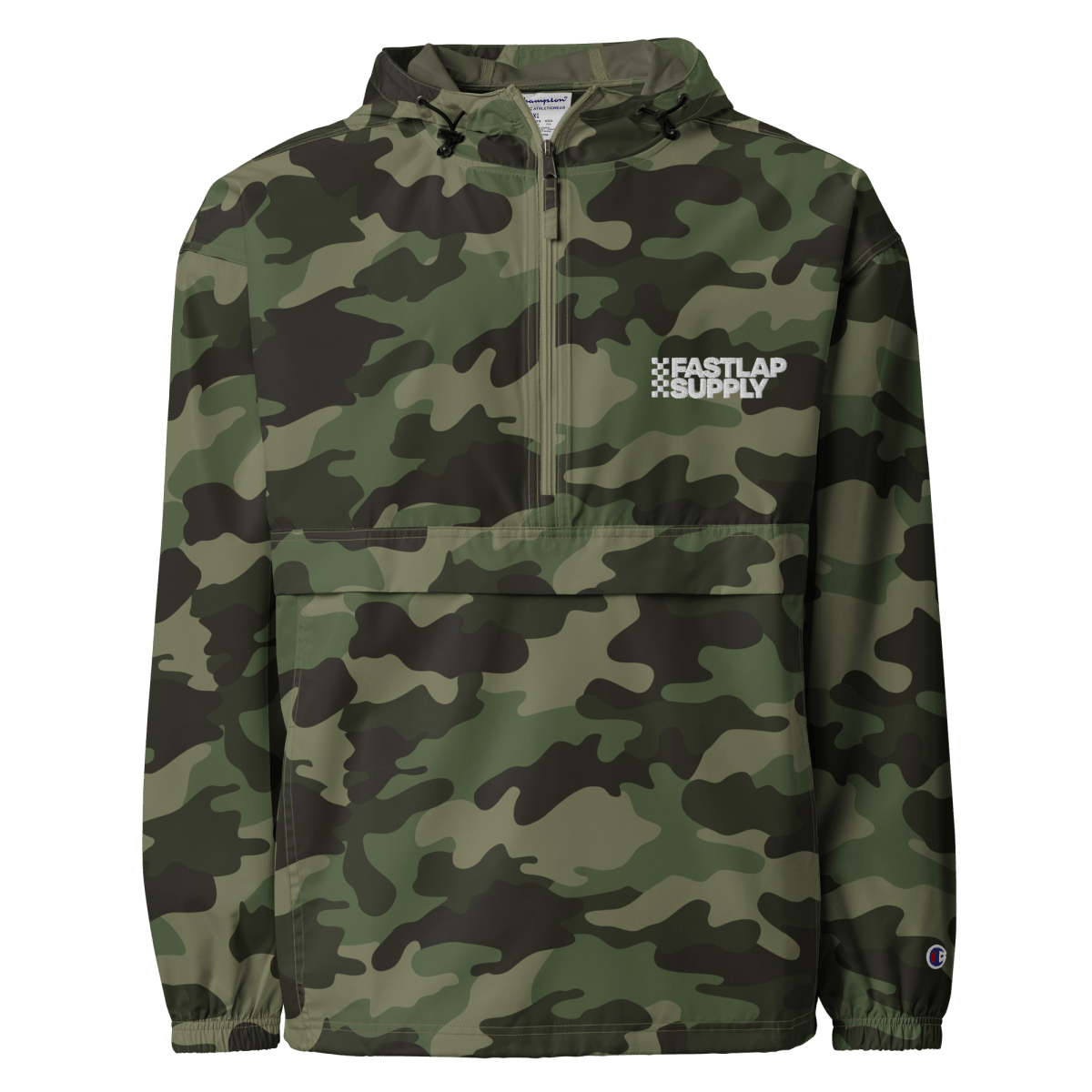 FastLap Supply - Embroidered Champion Packable Jacket - FastLap Supply