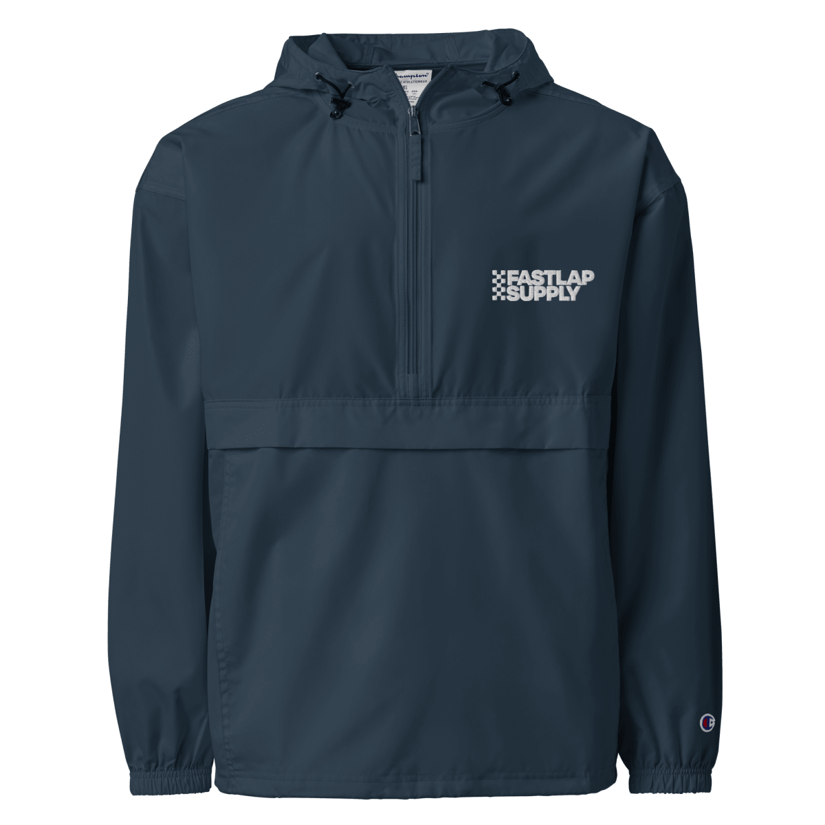 FastLap Supply - Embroidered Champion Packable Jacket - FastLap Supply