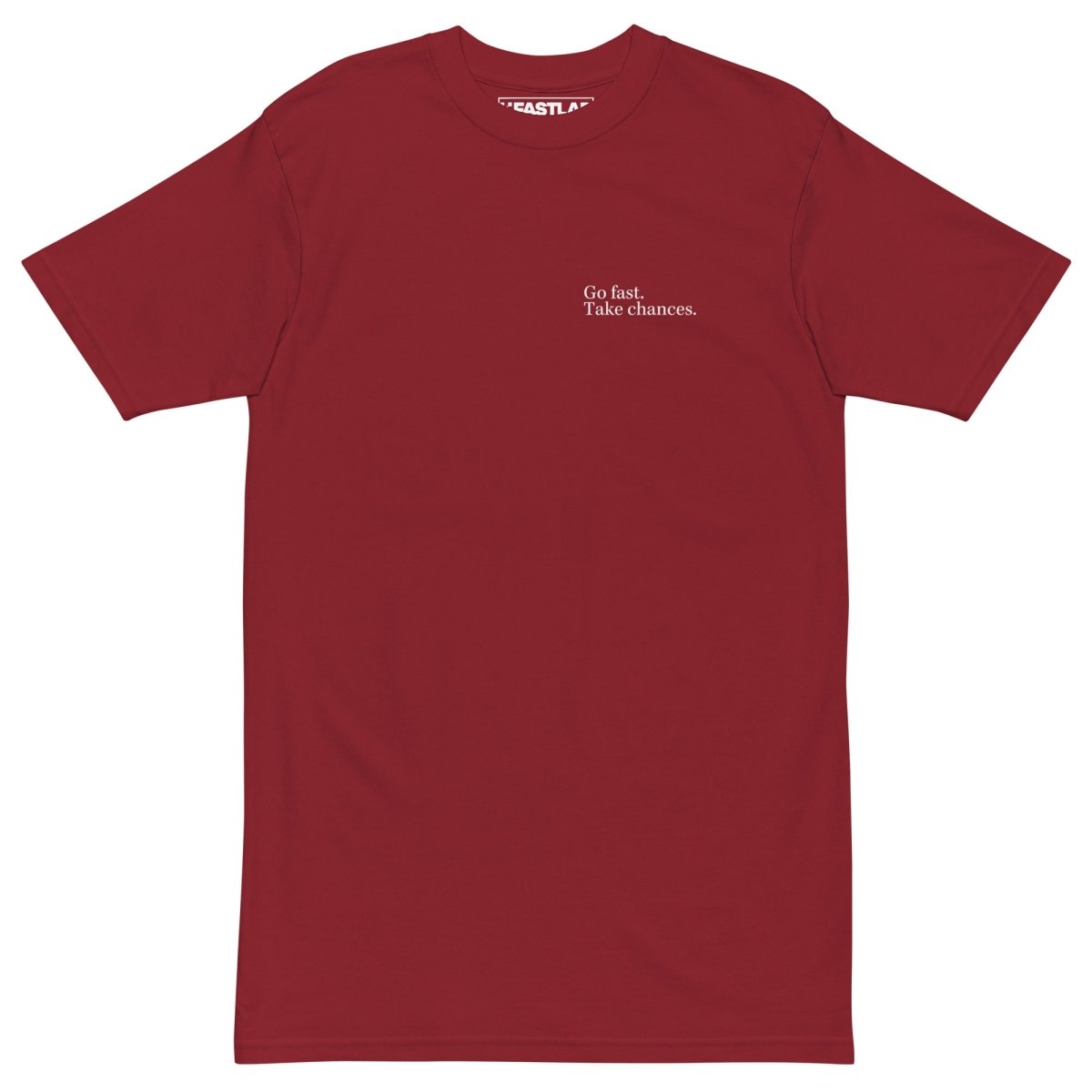 FastLap Supply Go Fast. Take Chances. - premium heavyweight T-Shirt - FastLap Supply