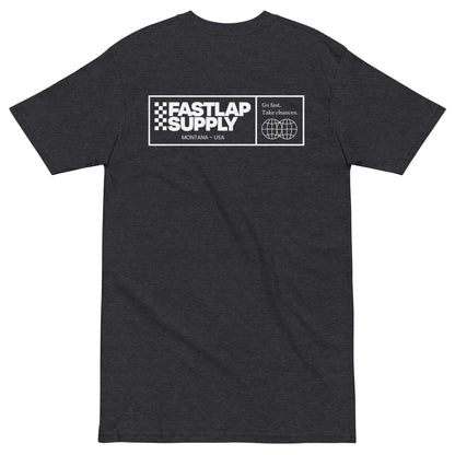 FastLap Supply Go Fast. Take Chances. - premium heavyweight T-Shirt - FastLap Supply