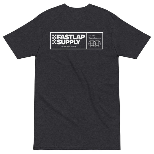FastLap Supply Go Fast. Take Chances. - premium heavyweight T-Shirt - FastLap Supply