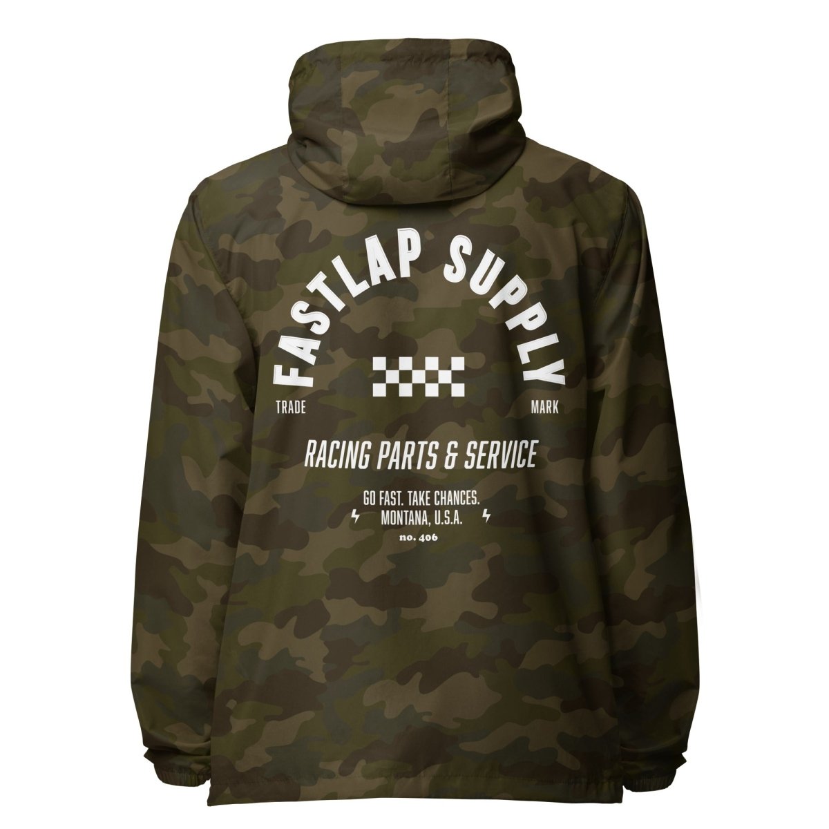 FastLap Supply lightweight zip up windbreaker - FastLap Supply